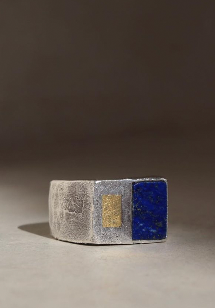 Bague Maraja Lapis Lazuli - Baya Creation Paris