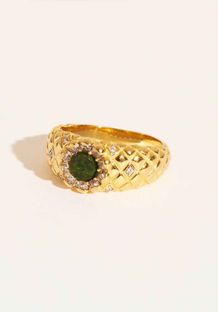 Bague Rive D'Or Aventurine - Be Maad