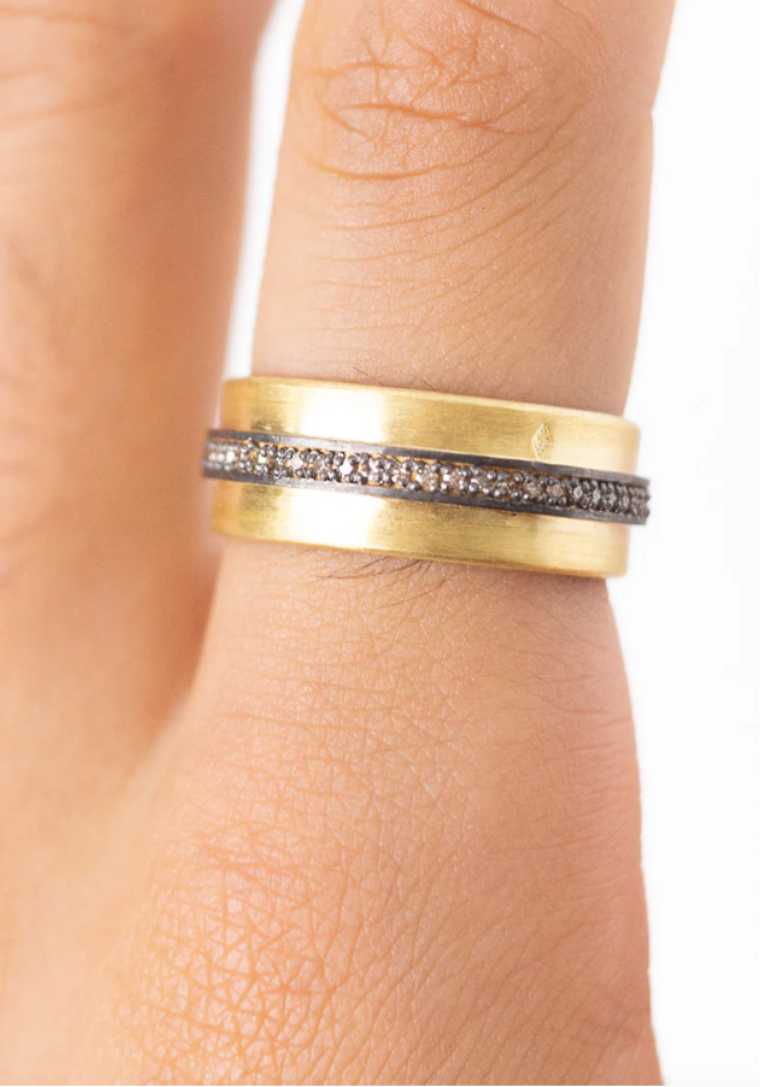 Bague Saphale Doré - Baya Creation Paris