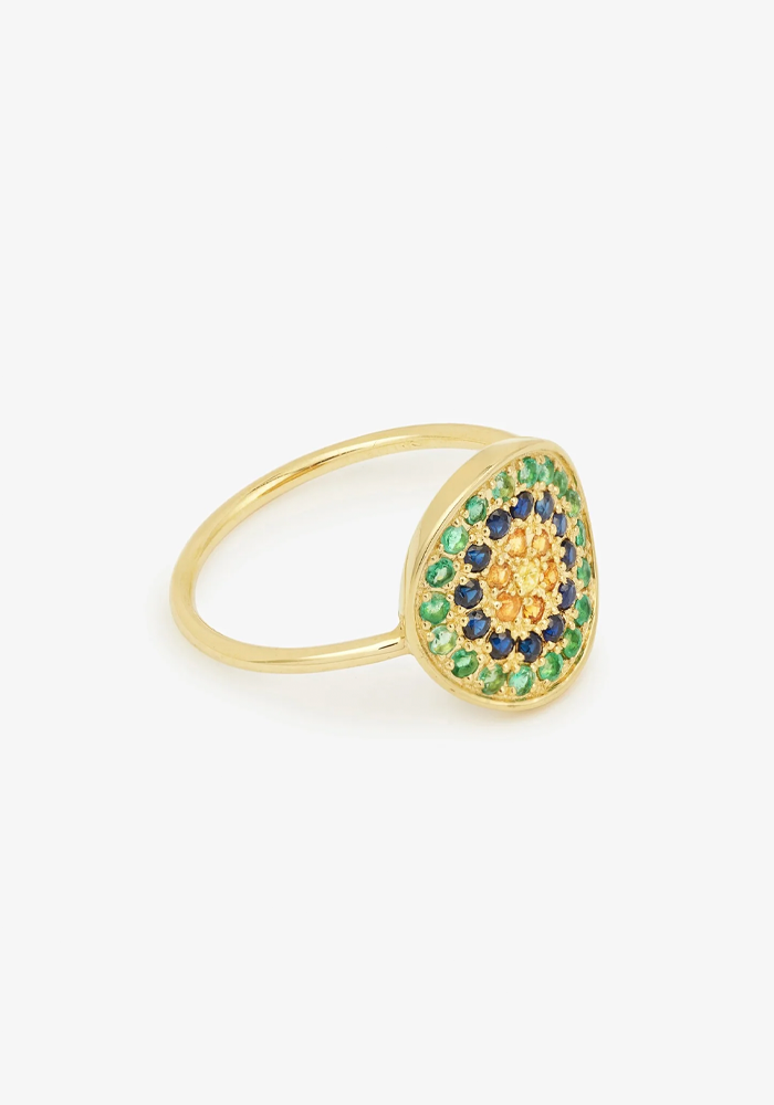 Bague Yellowstone 1 Verte - Sophie D'Agon