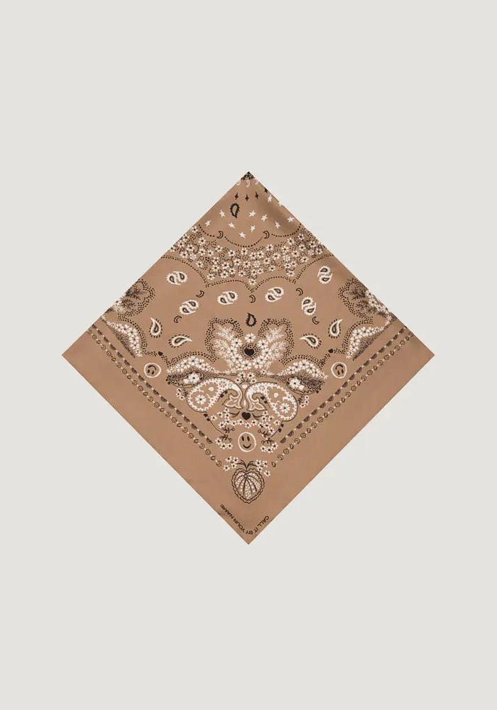 Bandana En Soie Châtaigne - Call It By Your Name 