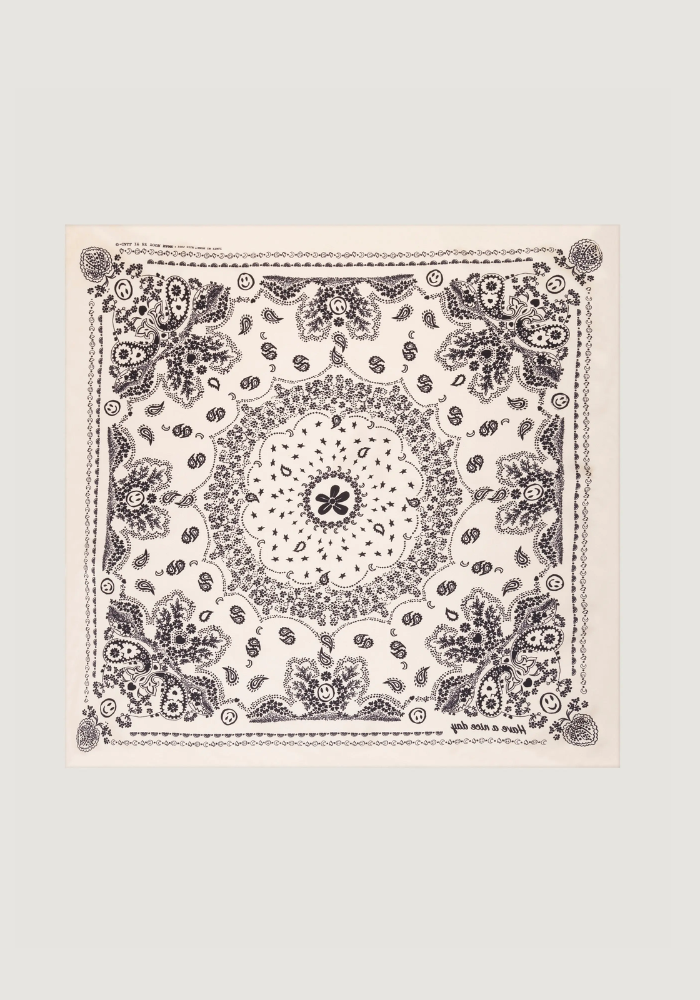 Bandana En Soie Écru Petit Modèle - Call It By Your Name