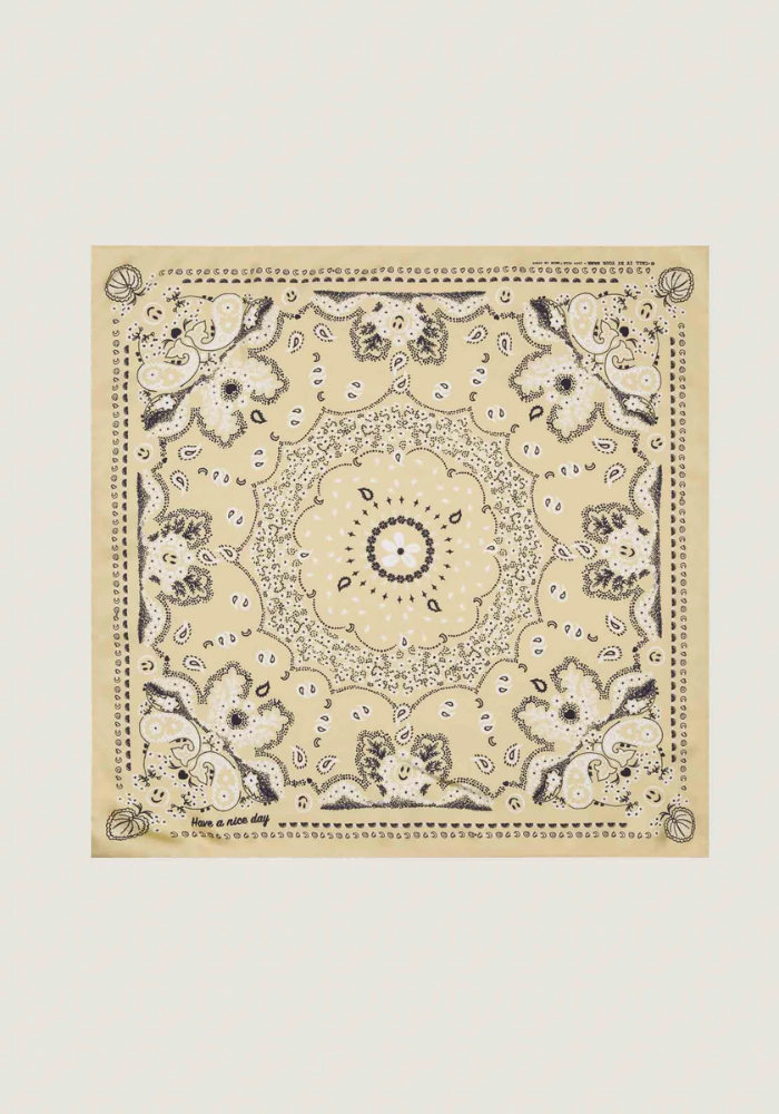 Bandana En Soie Écru Petit Modèle - Call It By Your Name