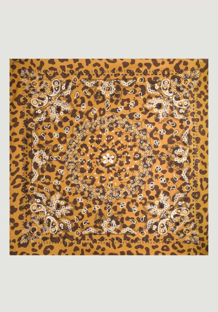 Bandana En Soie Léopard - Call It By Your Name 