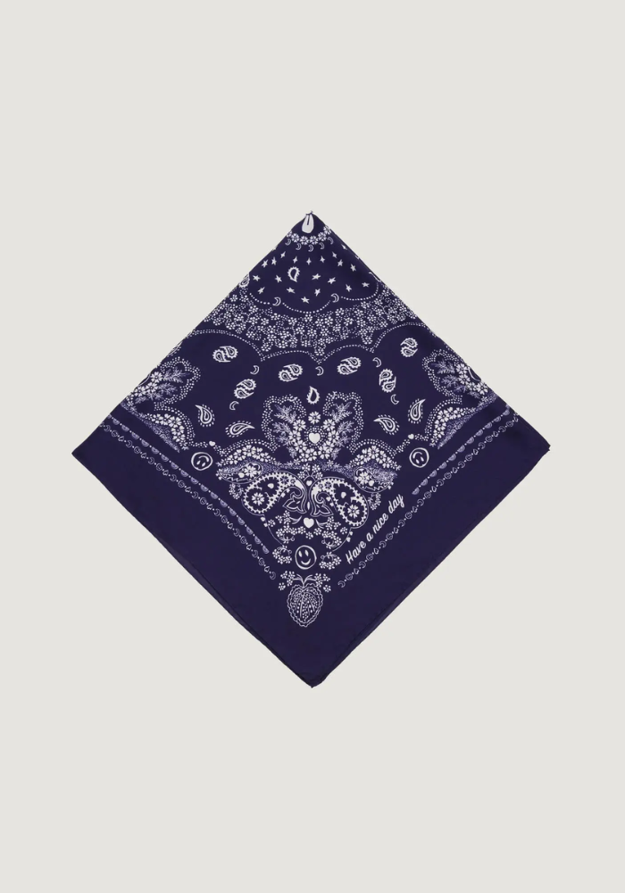 Bandana En Soie Navy - Call It By Your Name 
