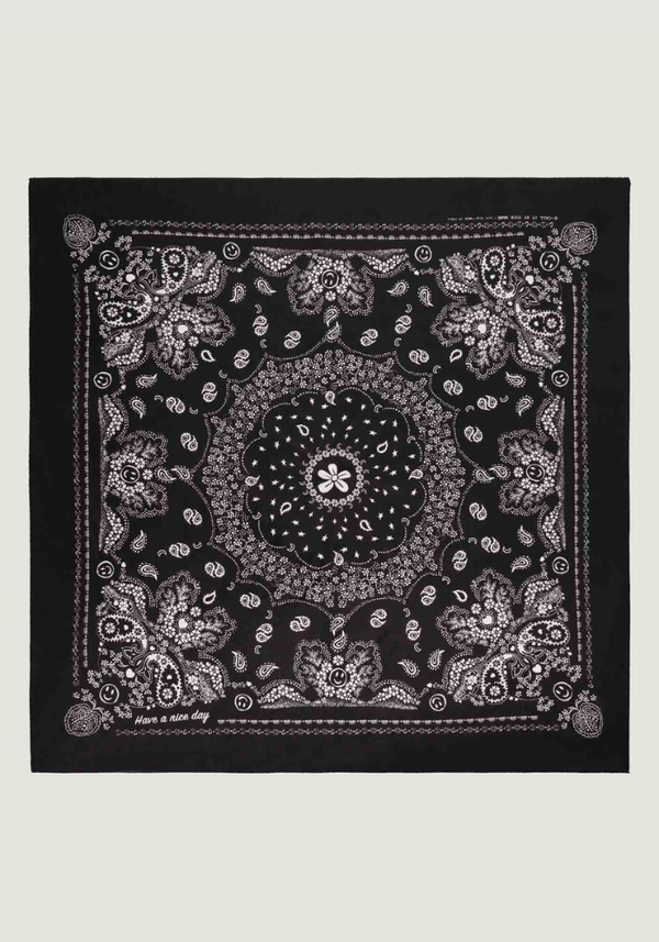 Bandana En Soie Noir Call It By Your Name