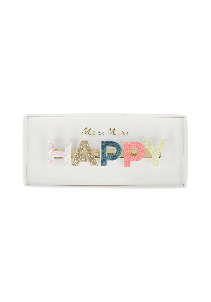 Barrette Longue Message Happy - Meri meri