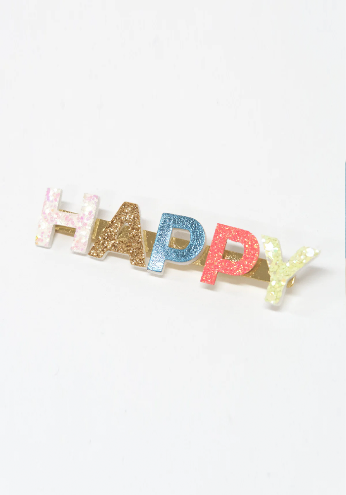 Barrette Longue Message Happy - Meri meri