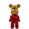 Golden And Red Teddy Bear Piggy Bank