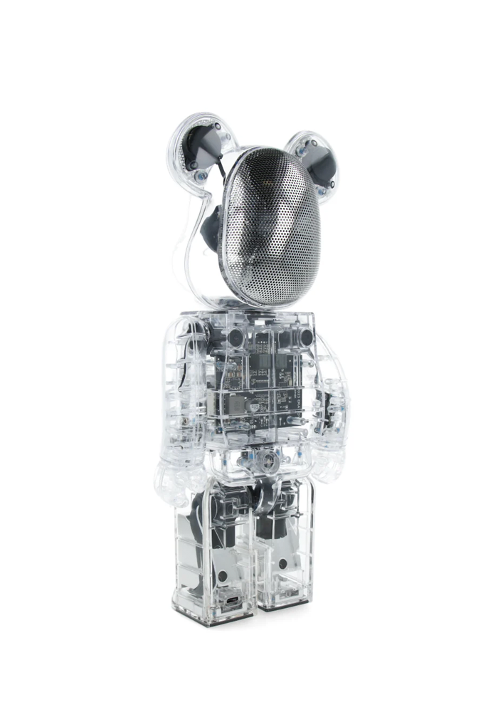 Statue Bearbrick Enceinte Clear Rinaro - Artoyz