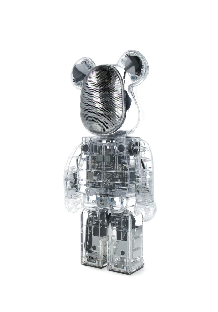 Statue Bearbrick Enceinte Clear Rinaro - Artoyz