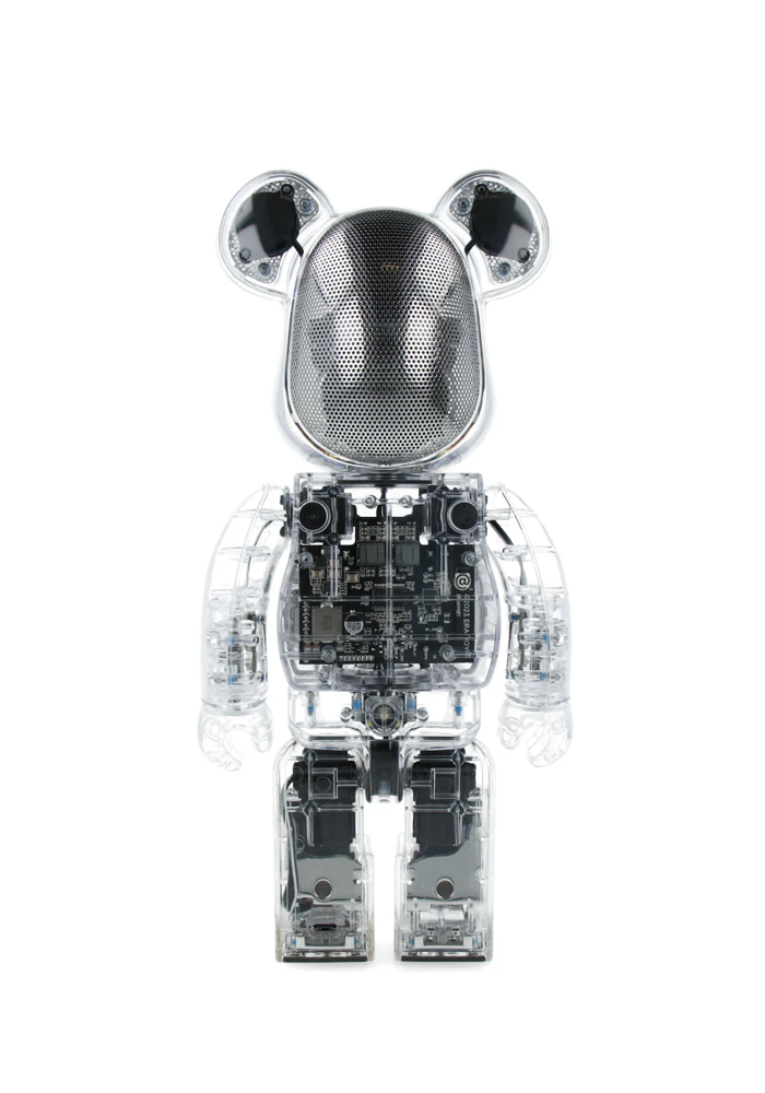 Statue Bearbrick Enceinte Clear Rinaro - Artoyz