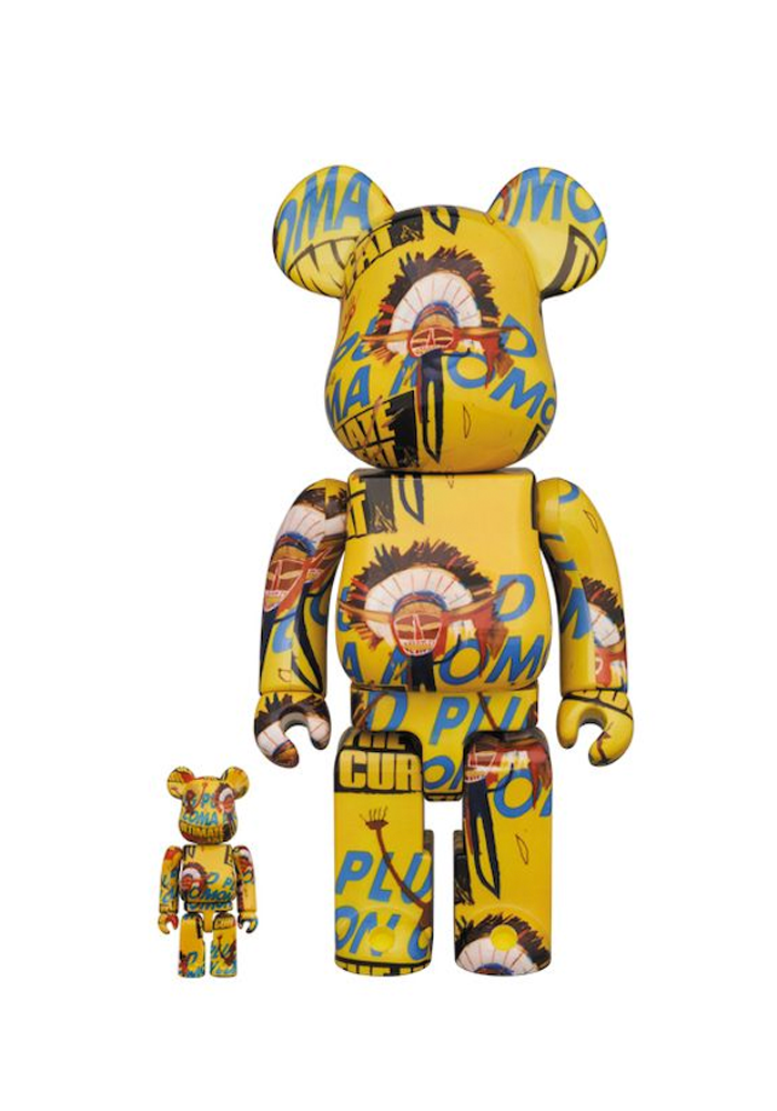 Set De 2 Bearbricks Andy Warhol X Jean-Miche Basquiat - Artoyz