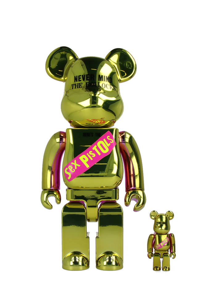 Statue Bearbrick Sex Pistols Never Mind The Bollocks Chrome Version - Artoyz