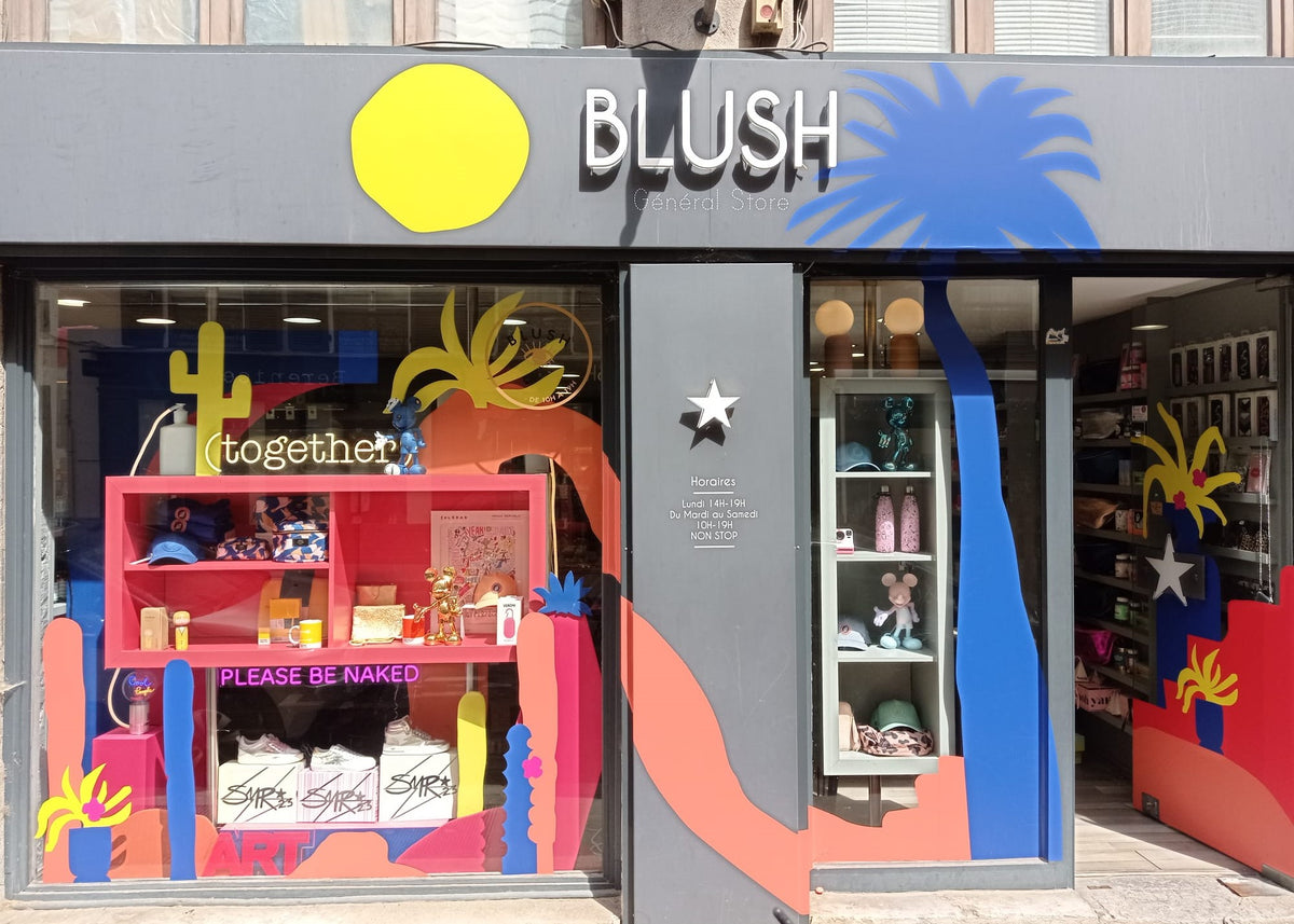 Nos boutiquesBlush Concept store, Blush Intimate, Blush Général Store