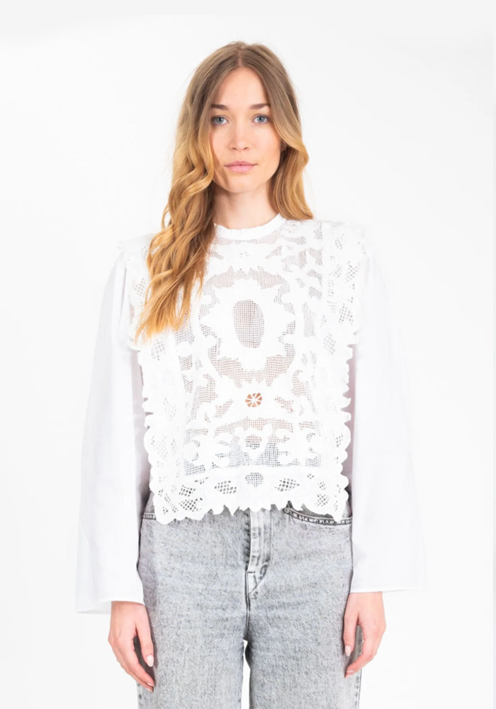 Blouse Heart Blanche - V De Vinster