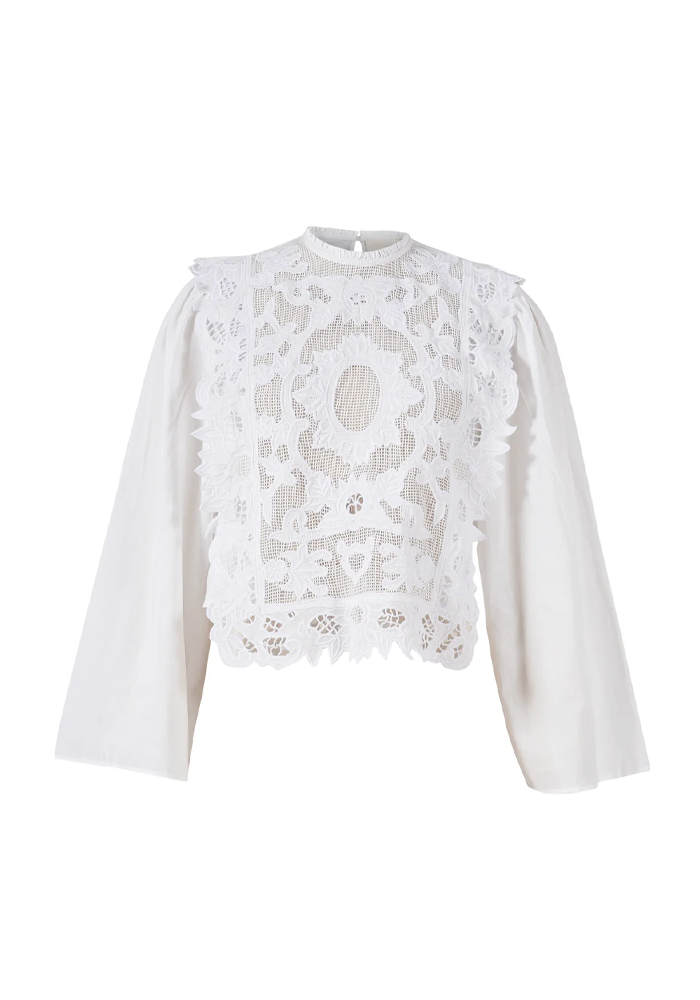 Blouse Heart Blanche - V De Vinster