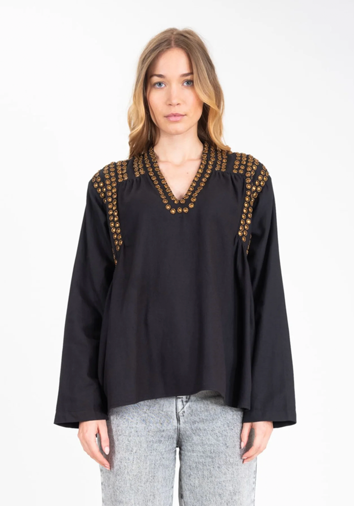 Blouse Bling Noire - V De Vinster