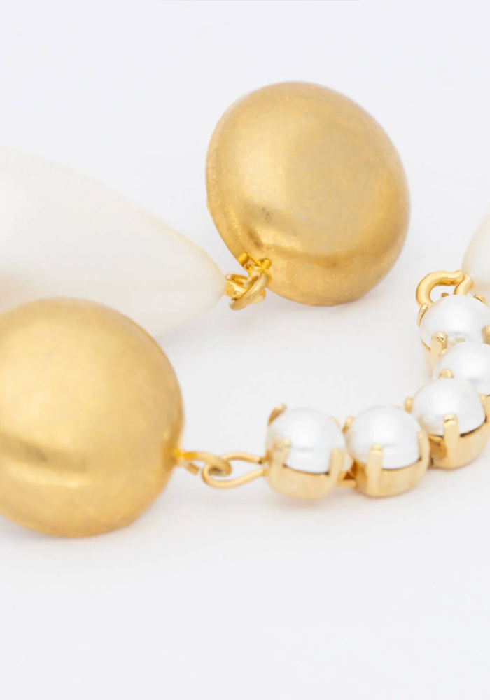 Boucles D'Oreilles Irregular Pearl - Vanessa Baroni