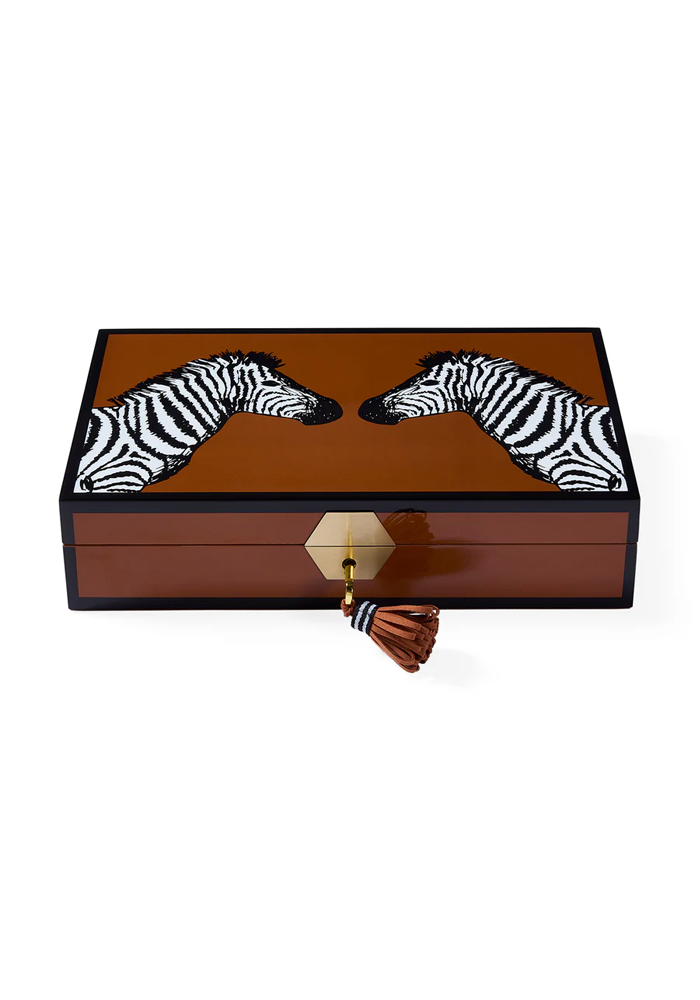 Boite À Bijoux Zebra Lacquer - Jonathan Adler