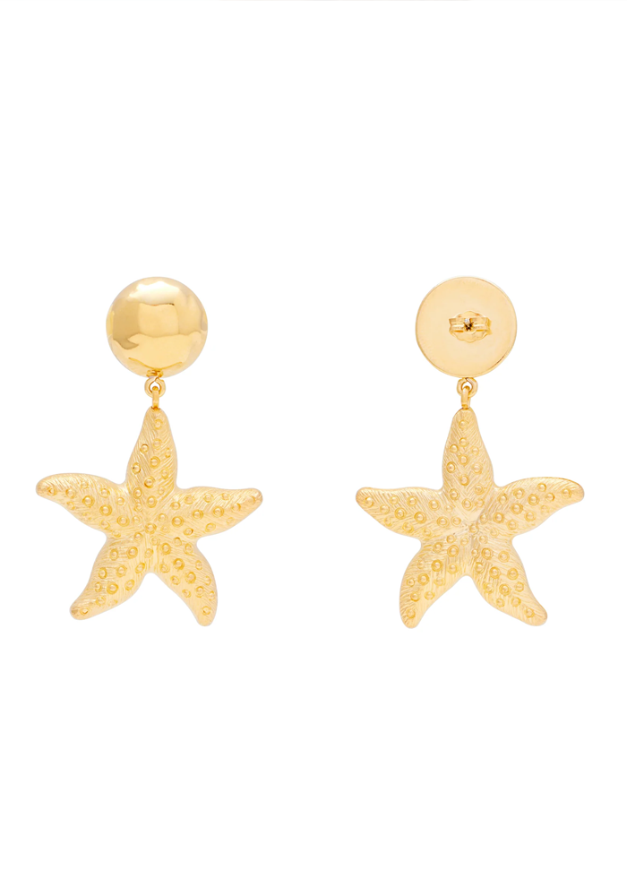 Boucles D'Oreilles Starfish Gold - Vanessa Baroni