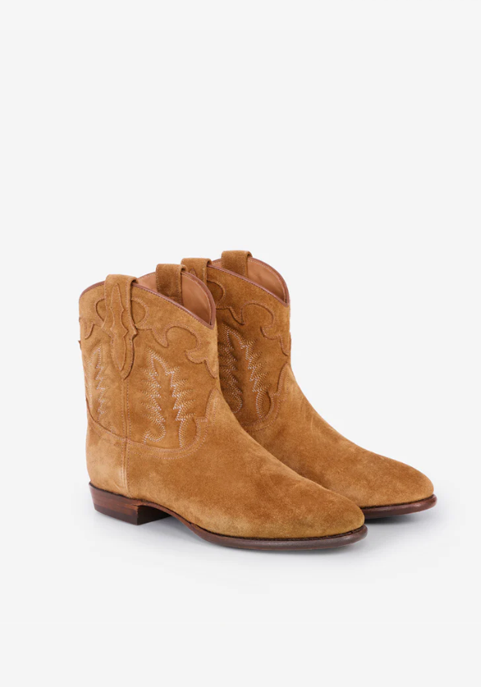 Bottines Early Midnight Suede Ambre