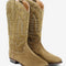 Midnight Suede Camel Boots
