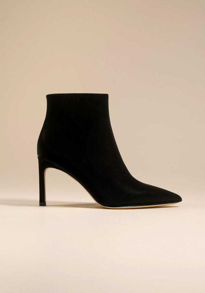 Bottines Noura Bout Pointu Noires - Mi/Mai