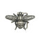 Silver Bee Belt Buckle Small Model