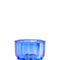 Cobalt Blue Faceted Crystal Candlestick