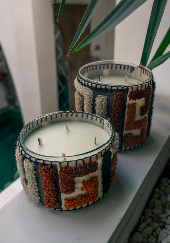 Large Labyrinth Candle