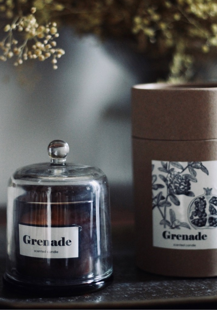 Bougie Cloche Grenade - Sélectionné par Blush