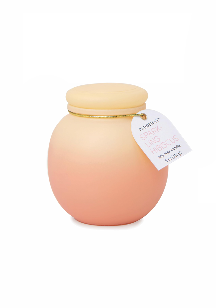 Bougie Orb Parfum Hibiscus - Blush Sélection Décoration