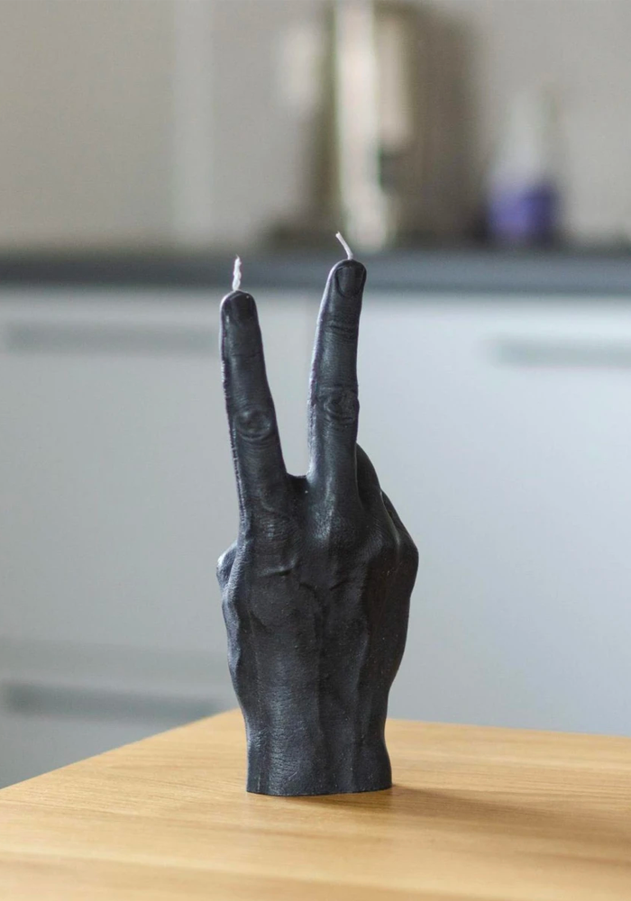 Bougie Peace Noire - Candle Hand