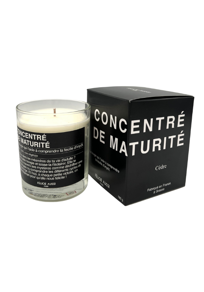 Bougie Concentré De Marurité - Félicie Aussi