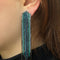 Madison Blue Green And Black Earrings