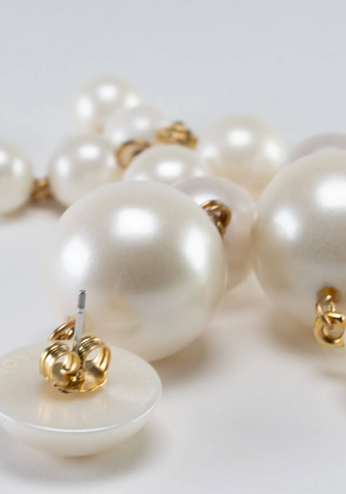 Boucles D'Oreilles Waterfall Pearl - Vanessa Baroni