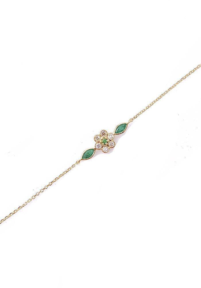 Bracelet Miniflower 1 Ardoise - Sophie D'Agon