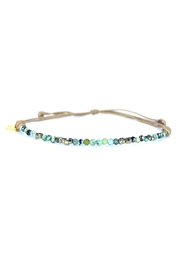 Bracelet Turquoise Hématite - Be by cat 