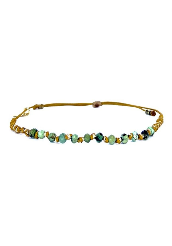 Bracelet Réglable Turquoise - Be By Cat