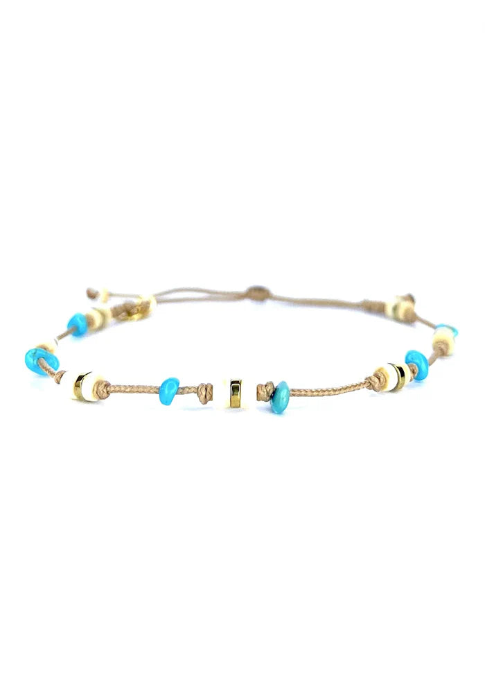 Bracelet Turquoise Nacre Hématite - Be By Cat