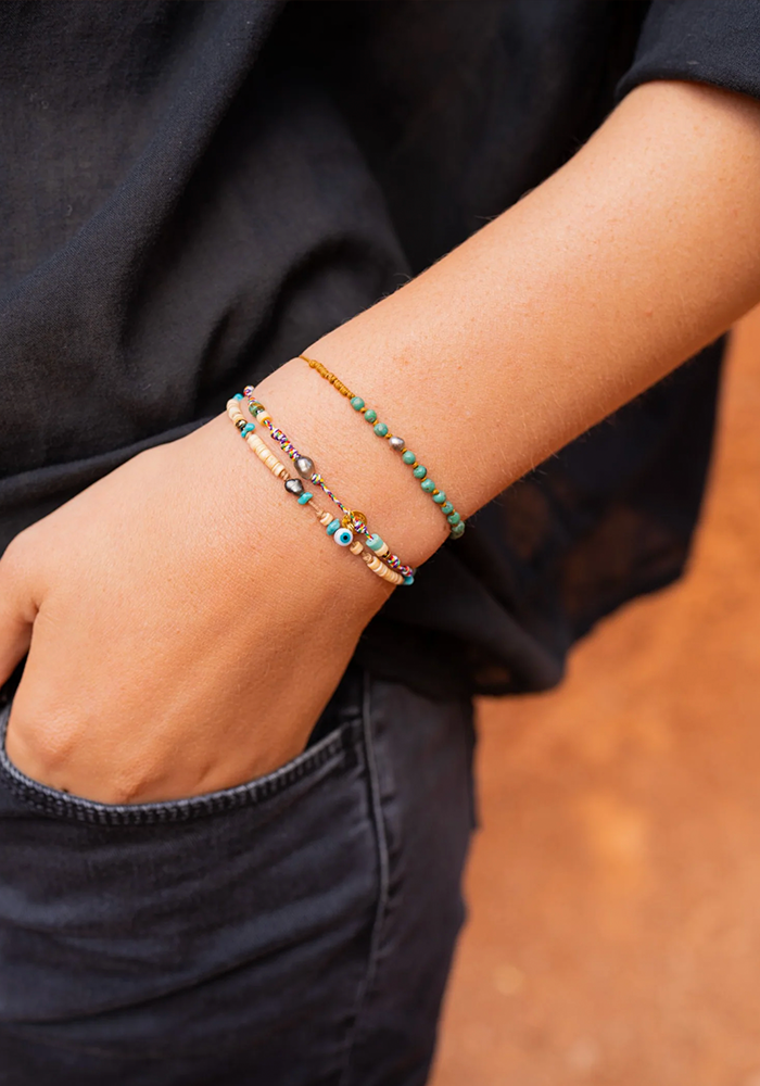 Bracelet Turquoise Keshi