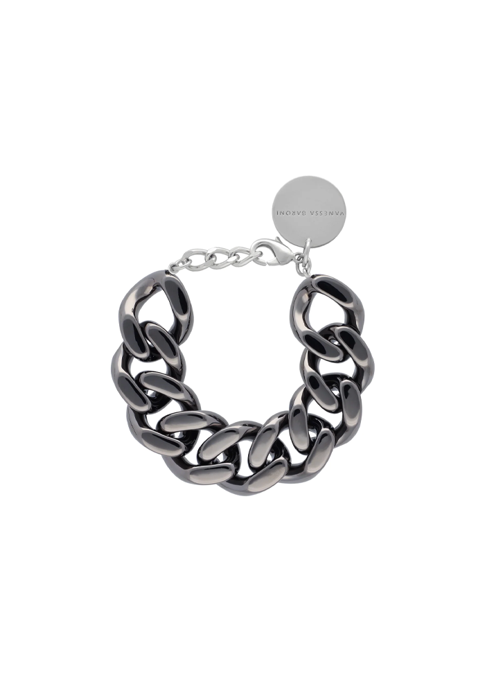 Bracelet Flat Chain Ultrablack - Vanessa Baroni