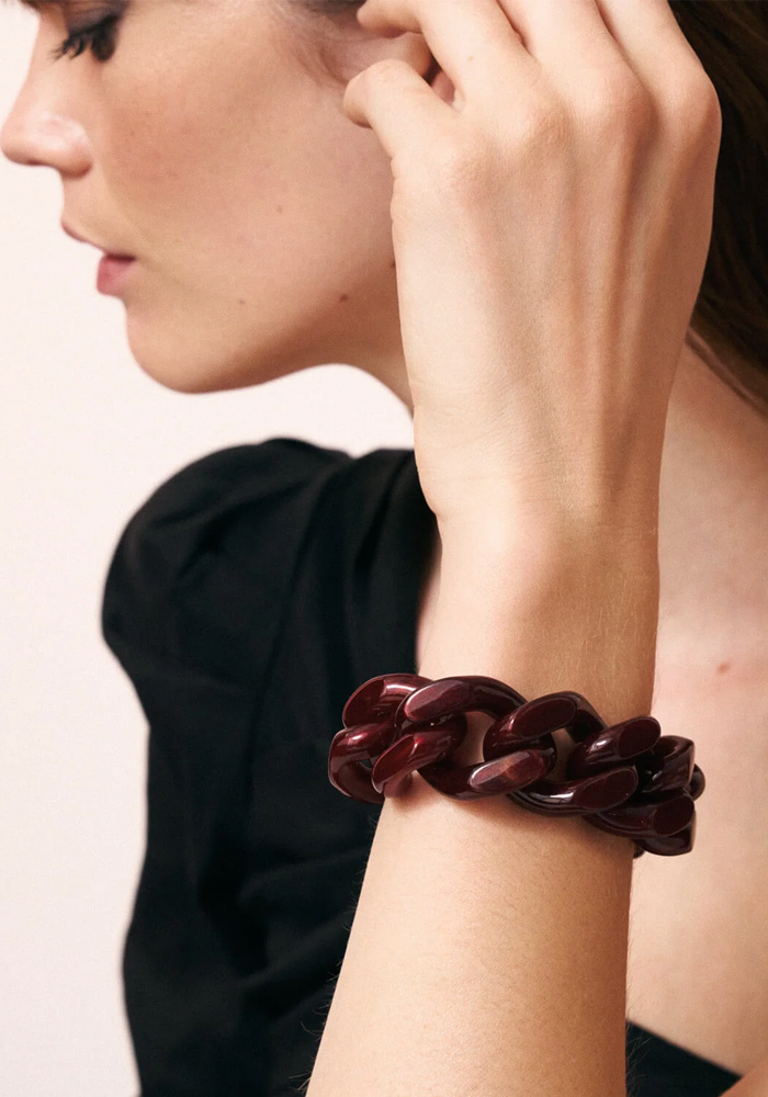 Bracelet Great Bordeaux Marble - Vanessa Baroni