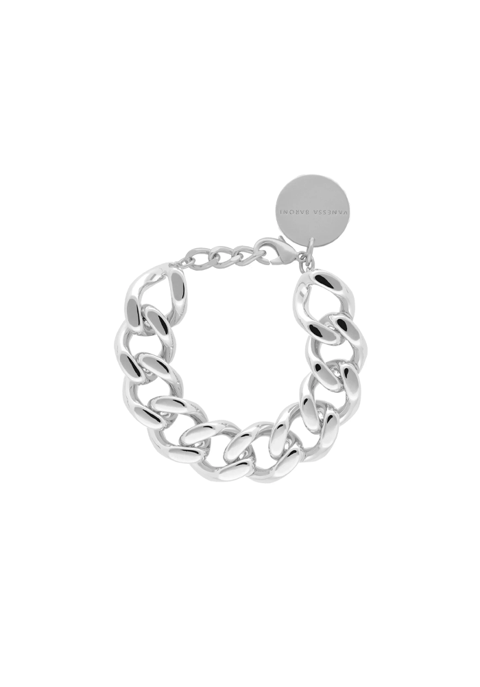 Bracelet Mini Flat Chain Argenté - Vanessa Baroni