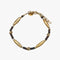 Bracelet Prism Plaqué Or Et Coquillages Gris