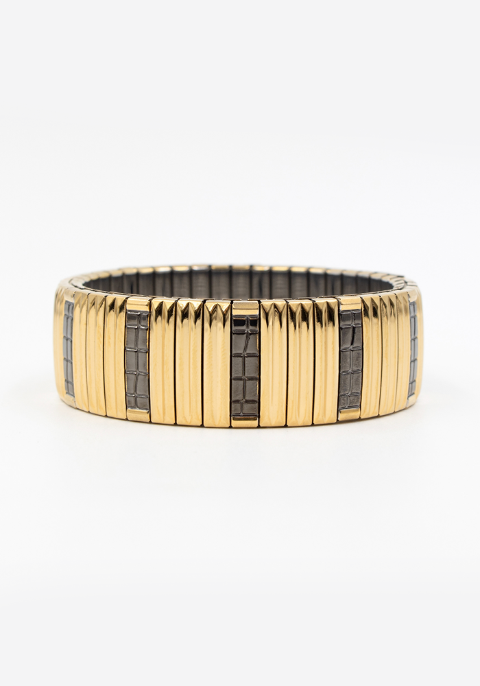 Bracelet Sig 18 Gold And Black - Sigal