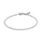 Sugar En Parles Pm Faceted Bracelet In 925 Silver Plate 15.5cm +3cm