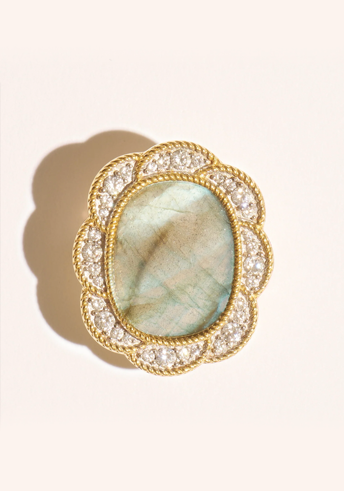 Broche Esmee Labradorite - Be Maad