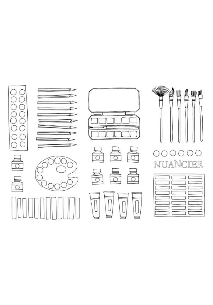 Carnet De Coloriage Paris - Maison D'Édition